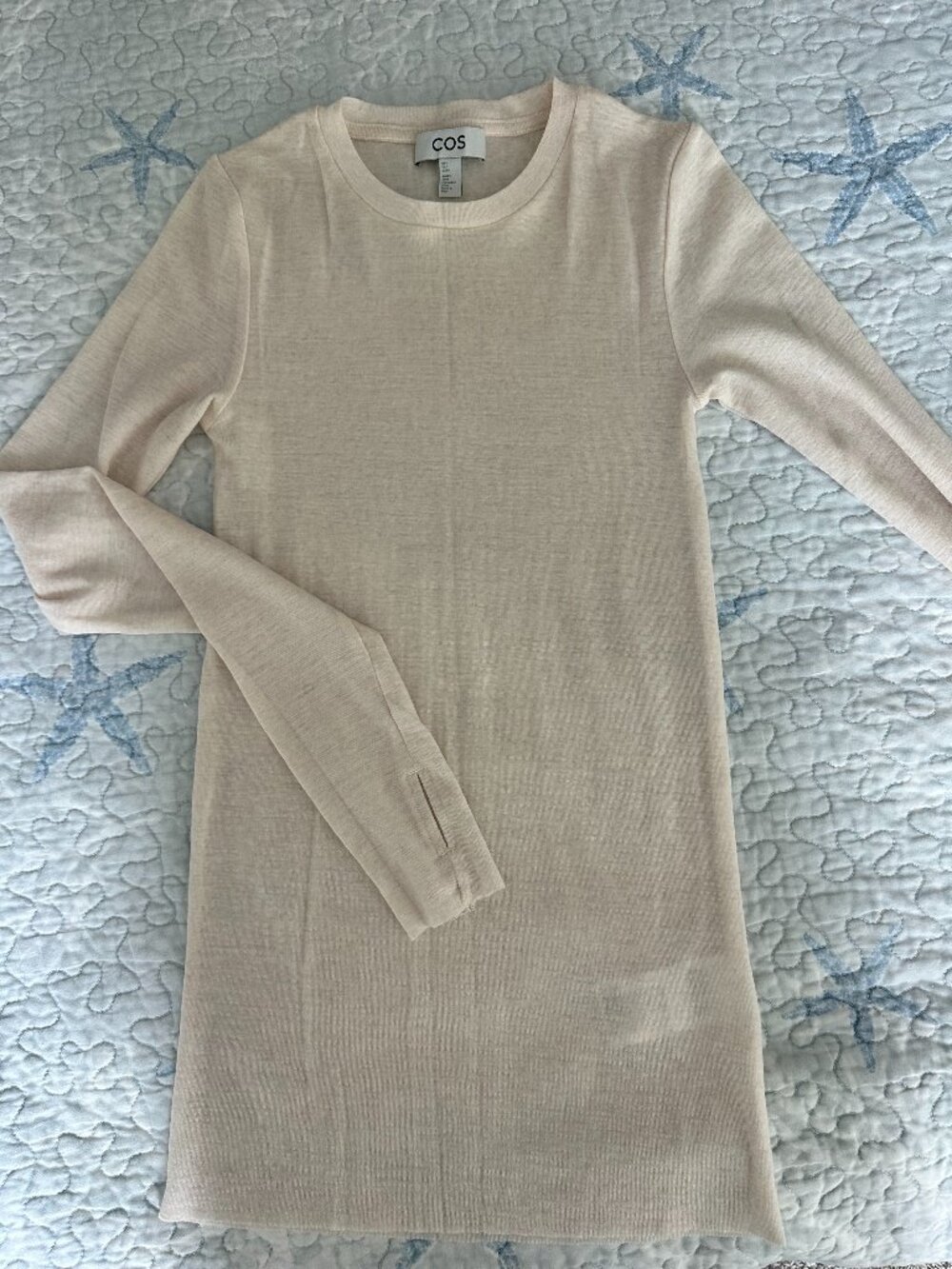 Cos store CREW-NECK MERINO WOOL TOP Small